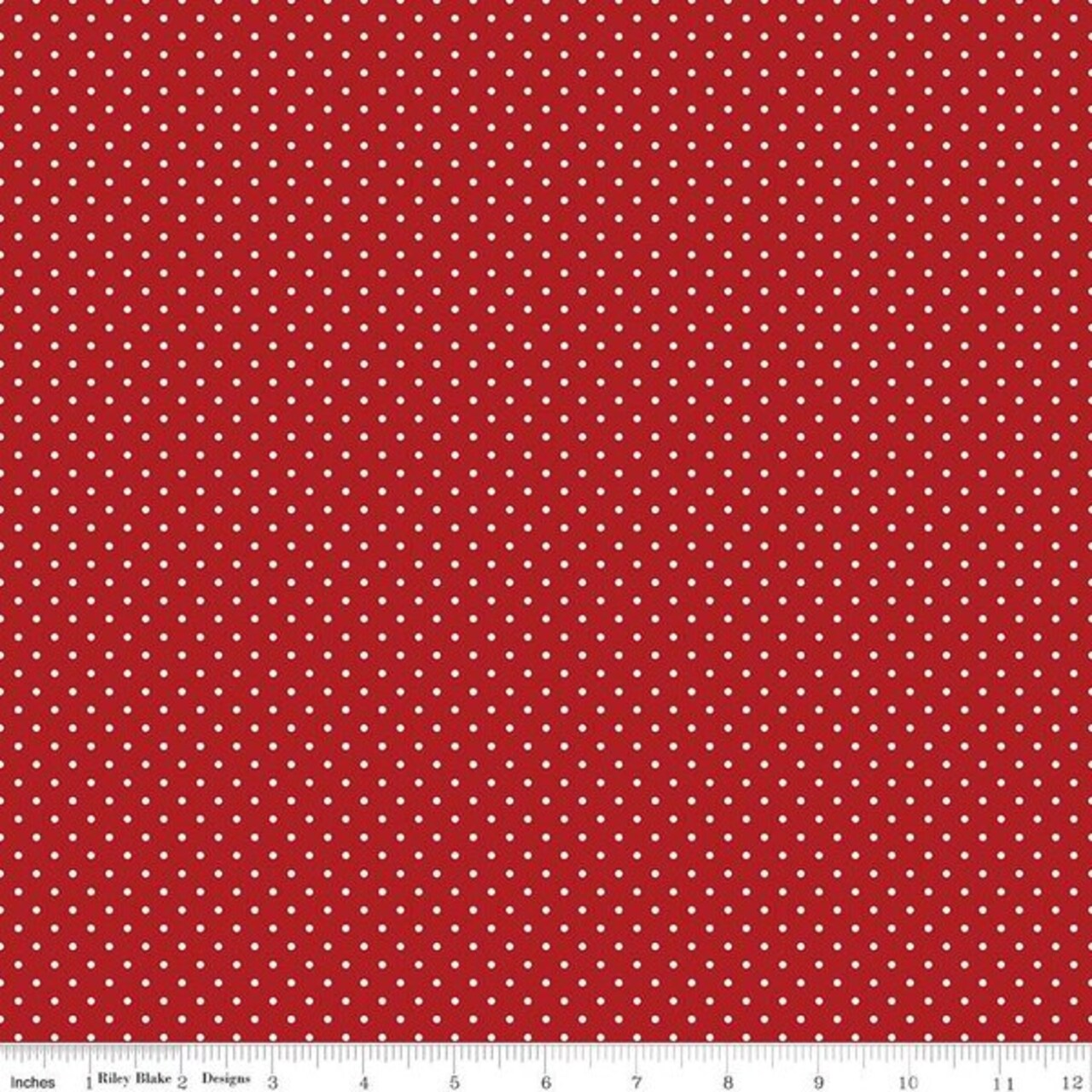 Swiss Dot in Barn Red (c670-barnred) | Swiss Dot | Riley Blake Designs | Riley Blake